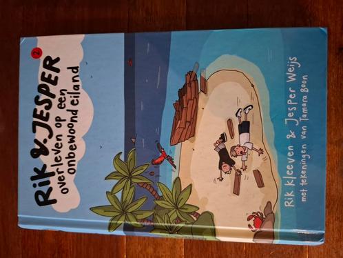 Rik en Jesper overleven op een onbewoond eiland, Boeken, Kinderboeken | Jeugd | onder 10 jaar, Zo goed als nieuw, Ophalen of Verzenden