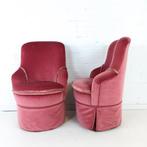 2x vintage boudoir fauteuil, Huis en Inrichting, Gebruikt, Ophalen