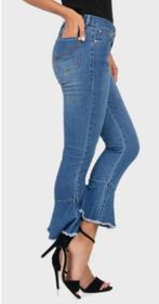 Joseph Ribkoff prachtig blauwe capri stretch jeans mt 36/38, Maat 38/40 (M), Blauw, ., Joseph Ribkoff