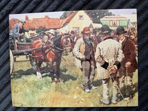 A.34. Kunst kaart Sir Alfred Munnings Horse Fair, Verzamelen, Ansichtkaarten | Dieren, Ongelopen, Ophalen of Verzenden