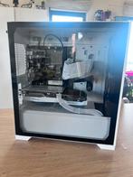 Witte gaming pc, Computers en Software, Desktop Pc's, Ophalen, Zelf gebouwde pc, Zo goed als nieuw, Gaming
