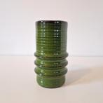 Van Eck vintage vaas groene keramieke vaas jaren 70, Antiek en Kunst, Ophalen of Verzenden