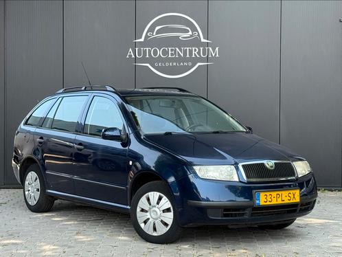 Skoda Fabia 1.4 Combi Blauw AIRCO NwApk NwKleineBeurt, Auto's, Skoda, Bedrijf, Fabia, Benzine, C, Stationwagon, Handgeschakeld
