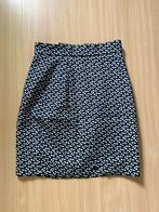 Kokerrok blauw/wit maat 36, H&M, Blauw, Ophalen of Verzenden, Zo goed als nieuw