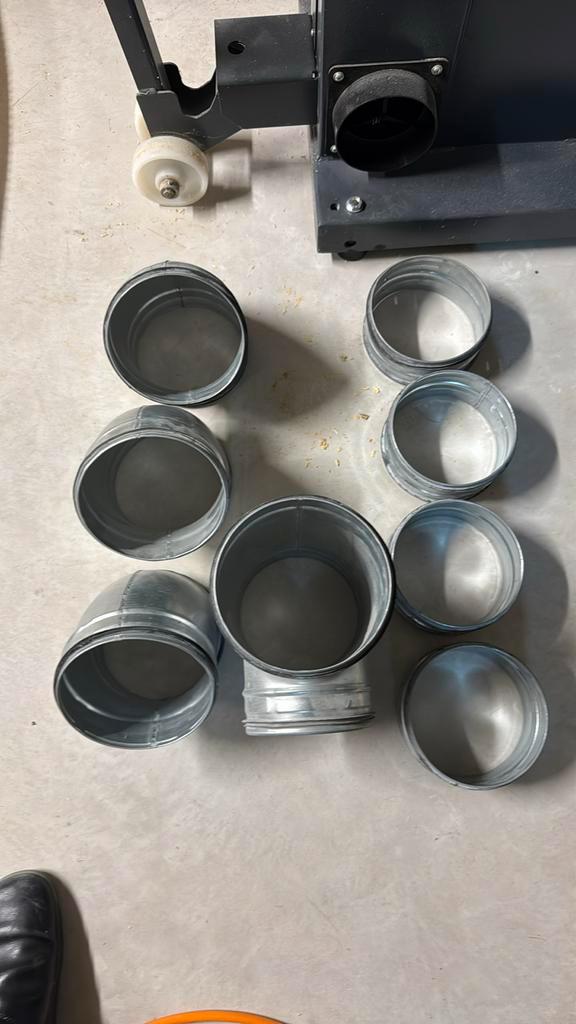 Spiro safe koppelingen en bochten 150mm, Doe-het-zelf en Verbouw, Buizen en Afvoer, Nieuw, Bochten, Overige materialen, Minder dan 2 meter