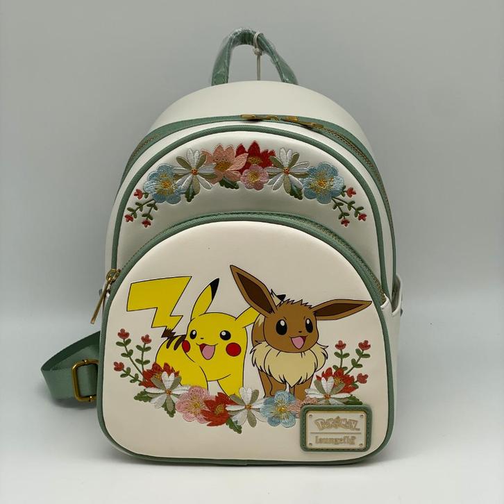 Pokemon by Loungefly Mini Backpack Pikachu & Eevee Flora, Verzamelen, Poppetjes en Figuurtjes, Nieuw, Ophalen of Verzenden