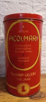 Vintage specerijen blik PICOLMARI VAN DORP-DEGENS, Verpakking, Gebruikt, Ophalen of Verzenden
