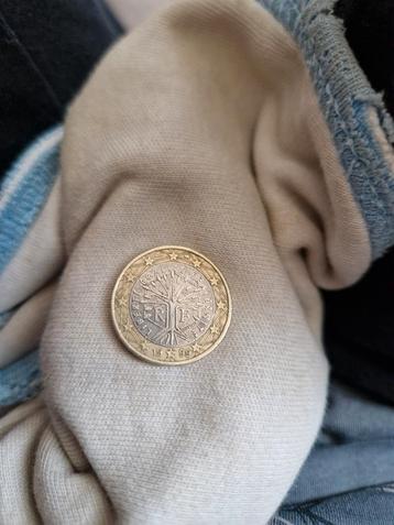 Franse 1 euro munt liberté eligaté beschikbaar voor biedingen
