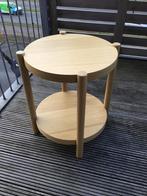 IKEA Listerby Bijzettafel - Eikenfineer, Minder dan 55 cm, Rond, Zo goed als nieuw, Hout