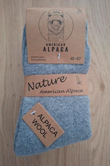 3 Paar Dunne Alpaca Wollen Sokken Maat 41-47  beschikbaar voor biedingen