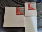 Schilder doek canvas 2x 40x40 en 3x 24x30, Ophalen of Verzenden, Nieuw, Doek