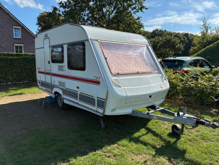Beyerland Sprinter LX 390 D, Caravans en Kamperen, Caravans, Particulier, tot en met 4, 750 - 1000 kg, Treinzit, Beyerland, Omvormbare zithoek