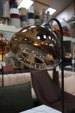 Mooie tafellamp Bisho Light & Living metaal & bruin glas, Huis en Inrichting, Lampen | Tafellampen, Ophalen of Verzenden, Zo goed als nieuw