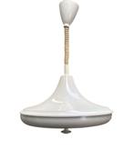 662. Kunststof hanglamp - Mid-century modern, Ophalen of Verzenden, Kunststof, Minder dan 50 cm