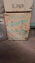 Bakkers koelboxen, gebruikt voor transport vlaaien, Antiek en Kunst, Antiek | Keukenbenodigdheden, Ophalen