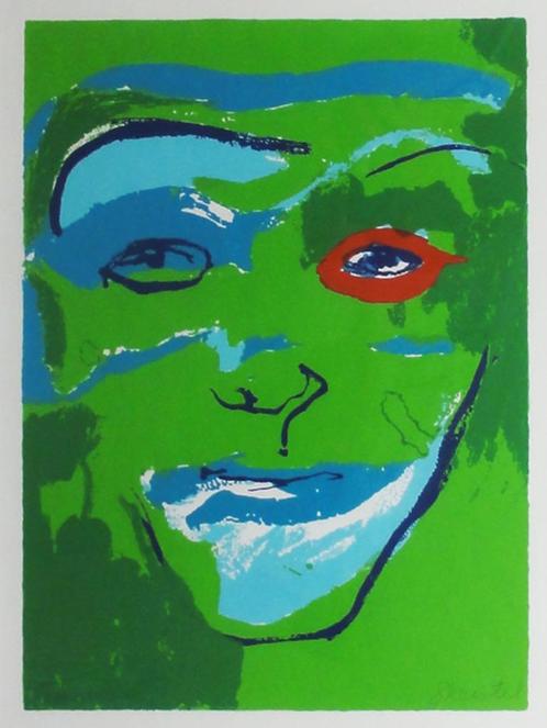 Sylvia kristel - Rood oog - gesigneerde zeefdruk oplage 250, Antiek en Kunst, Kunst | Litho's en Zeefdrukken, Ophalen