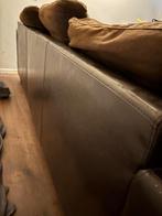 Mooie bruine bankstel op te halen in Heemstede MOETWEG, Ophalen, 250 tot 300 cm, Gebruikt, Hoekbank