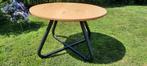 ronde tafel 120 cm. metalen onderstel, Ophalen, Nieuw, Rond, Hout