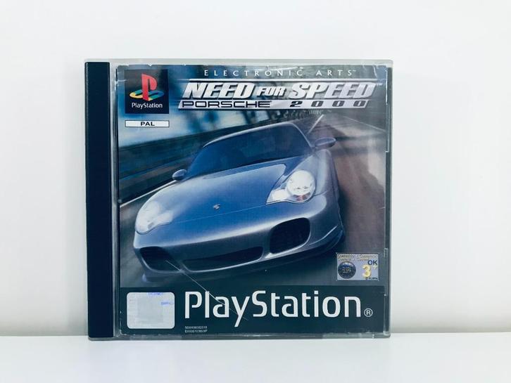 PS1 - Need for Speed Porsche 2000 (Compleet), Spelcomputers en Games, Games | Sony PlayStation 1, Zo goed als nieuw, Racen en Vliegen