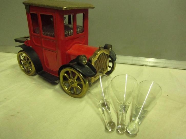FORD AUTO MODEL TYPE T ANTIEK DRANK SPEEL DOOS UNIC, Antiek en Kunst, Antiek | Speelgoed, Ophalen of Verzenden