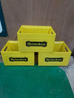4 x gele Heineken CD kratjes kratten, Ophalen, Gebruikt, Cd's