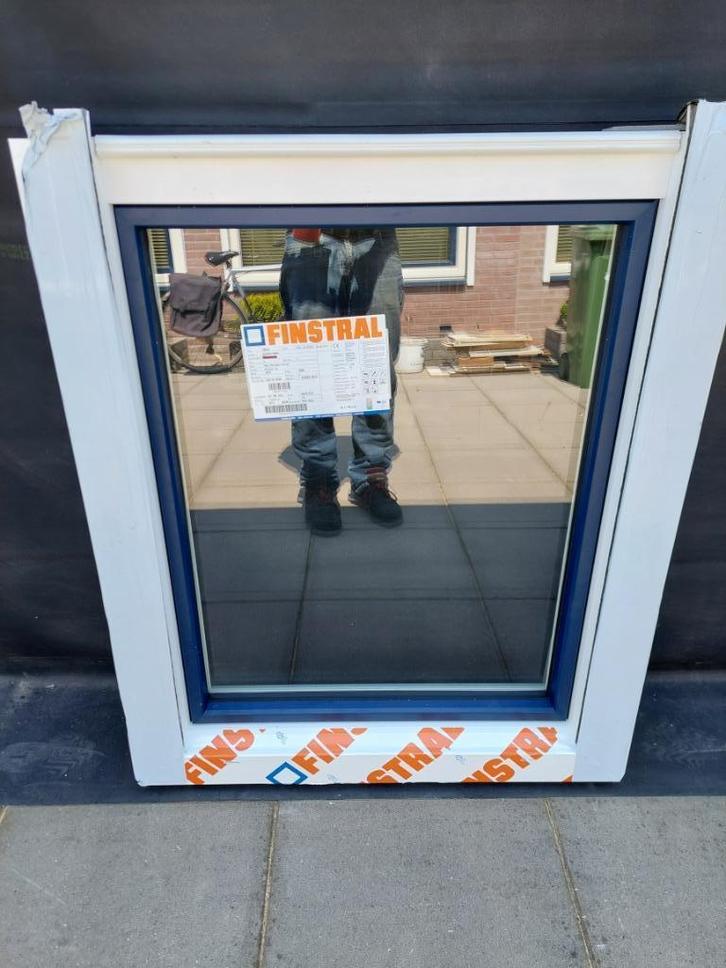 Nieuwe Kunststofkozijnen + 3cm dik HR++ glas, isolatiewa 1.1, Doe-het-zelf en Verbouw, Kozijnen en Schuifpuien, Nieuw, Raamkozijn