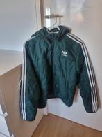 Adidas Jas Maat 164 - Groen, Adidas, Jongen of Meisje, Ophalen of Verzenden, Zo goed als nieuw