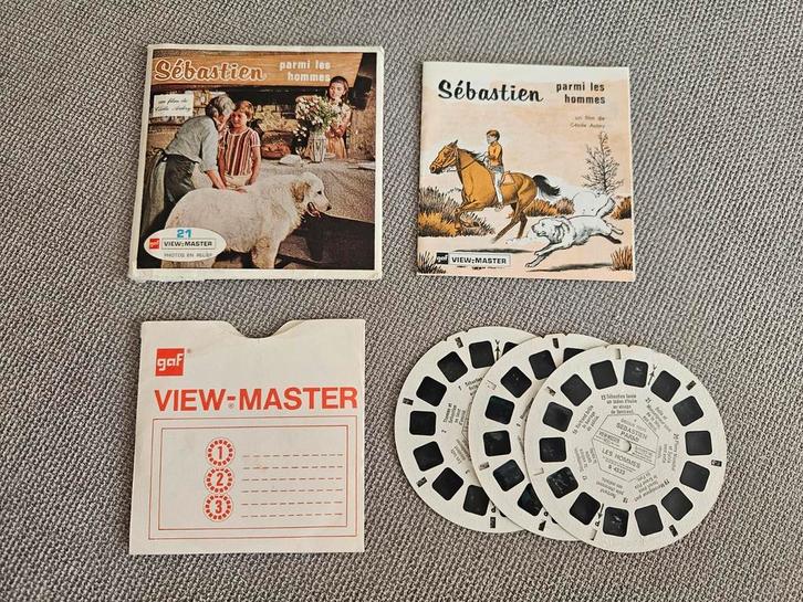 View master viewmaster schijven reels sébastien parmi 1-3, Verzamelen, Speelgoed, Zo goed als nieuw, Ophalen of Verzenden