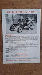 Oude folder RITSCHER tractor, trekker, model 528 van 28 pk, Ophalen of Verzenden, Zo goed als nieuw, Folder