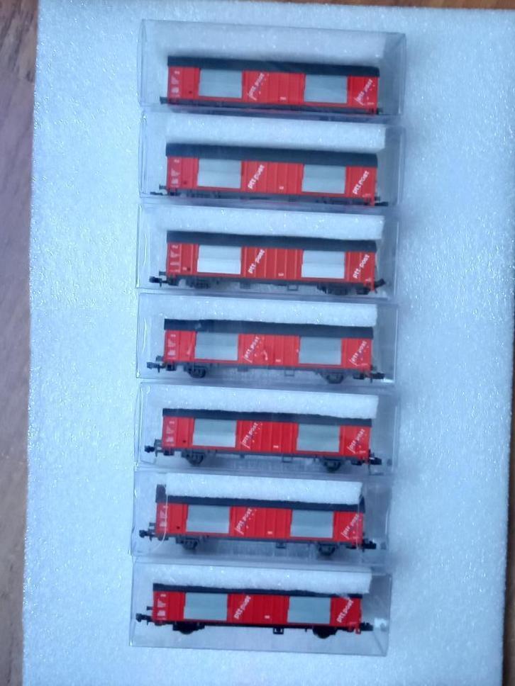 Roco PTT wagons NS, Hobby en Vrije tijd, Modeltreinen | N-Spoor, Zo goed als nieuw, Wagon, Gelijkstroom, Roco, Analoog, NS, Ophalen of Verzenden