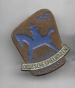 DUITSE SPEELGOED BEURS DEUTSCHE SPIELWAREN BROCHE SPELD, Verzenden, Gebruikt, Merk, Speldje of Pin