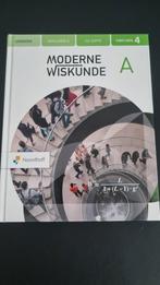 Moderne Wiskunde A - VWO 4 - 12e Editie, Ophalen of Verzenden, Zo goed als nieuw, VWO, Wiskunde A