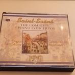 3 cds camille saint saens the complete 5 piano concertos. , Ophalen of Verzenden, Romantiek, Gebruikt, Orkest of Ballet