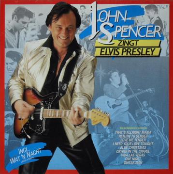 JOHN SPENCER - zingt elvis presley LP beschikbaar voor biedingen