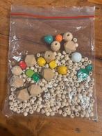 Zak met houten kralen, Hobby en Vrije tijd, Ophalen of Verzenden, Zo goed als nieuw, Kraal