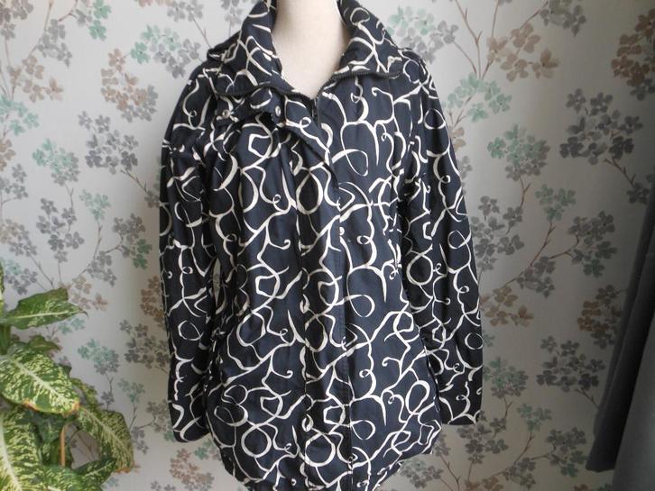 Happy rainy days jas maat XL, Kleding | Dames, Jassen | Winter, Zo goed als nieuw, Maat 46/48 (XL) of groter, Zwart, Ophalen of Verzenden