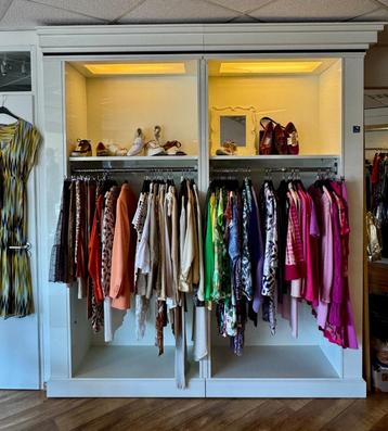 Kledingkast Tommy Hilfiger Wit gelamineerd hout verlichting