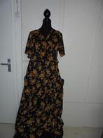 Lange zwart/bruine jurk Shein maat 44, Kleding | Dames, Shein, Maat 42/44 (L), Ophalen of Verzenden, Onder de knie
