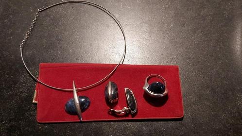 oorbellen, keting & hanger, ring, set 5-delig, zilver, Sieraden, Tassen en Uiterlijk, Ringen, Nieuw, Dame, 17 tot 18, Zilver, Zilver