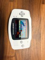 Gameboy Advance - Witte shell en backlit screen, Ophalen of Verzenden, Zo goed als nieuw, Game Boy Advance