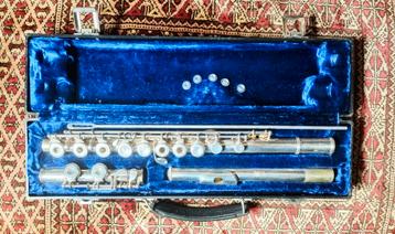 Blessing USA Dwarsfluit - Open Kleppen. Nikkelzilver. beschikbaar voor biedingen