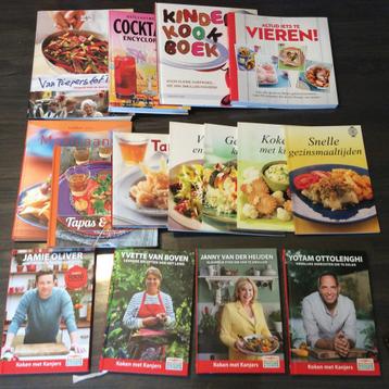 Kookboeken. O.a. Koken met kanjers. Tapas. Kinderkookboek. beschikbaar voor biedingen