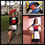 Ribkoff elegante jurk naar schilderij van Piet Mondriaan 36, Kleding | Dames, Overige kleuren, Verzenden, Joseph Ribkoff, Zo goed als nieuw
