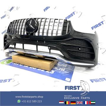 W253 GLC AMG FACELIFT VOORBUMPER Mercedes 2018-2022 ZWART PD beschikbaar voor biedingen