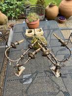 Mooie antieke kerkelijke wandkandelaars wandlampen, Antiek en Kunst, Ophalen of Verzenden, Koper of Brons