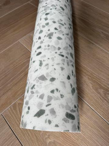 Vinyl terrazzo vloer grijs groen nieuw 1,5m x 3m beschikbaar voor biedingen