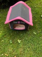 Roze katten mandje model husje als nieuw 15 euro k, Dieren en Toebehoren, Kattenmanden, Ophalen of Verzenden, Zo goed als nieuw