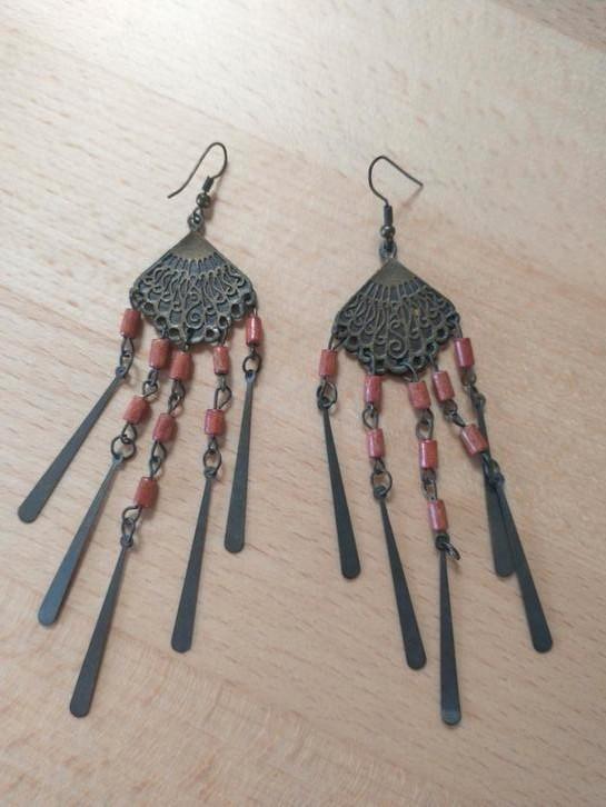 Art deco, Amsterdamse school Oorbellen, Antiek en Kunst, Antiek | Overige Antiek, Ophalen of Verzenden