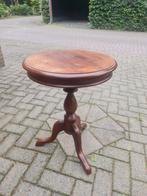 Klein rond houten tafeltje - 50cm diameter, Ophalen, Gebruikt, Rond, 60 cm of meer