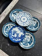 Mix&match porselein blue willow schoteltjes,vintage, Antiek en Kunst, Ophalen of Verzenden